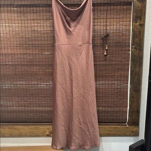 Elegant Mauve Slip Dress